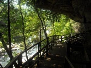 Alum Cave at Audra State Park, Barbour County, Monongahela Valley Region