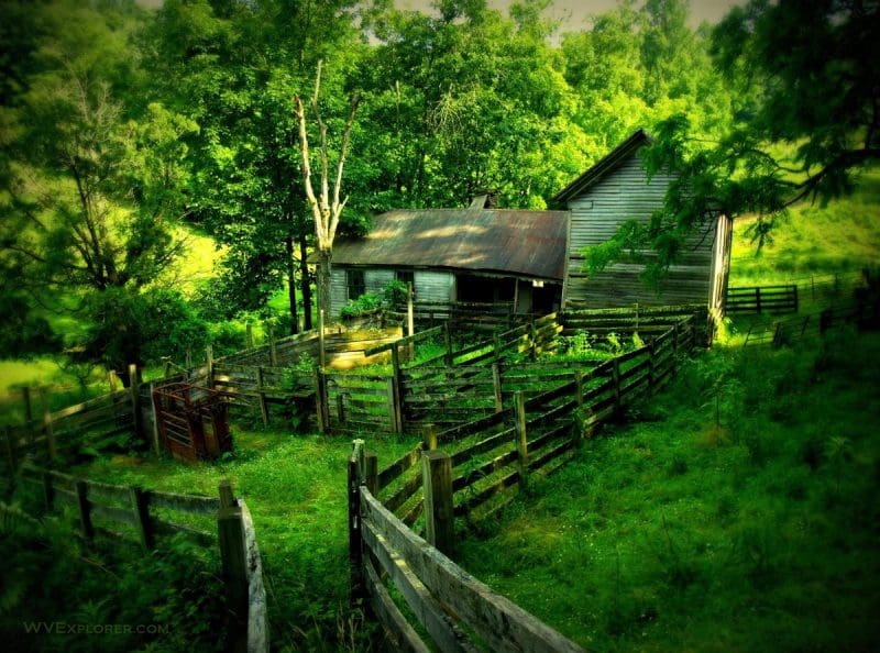 Barn near Vandalia, WV, Lewis County, Monongahela Valley Region