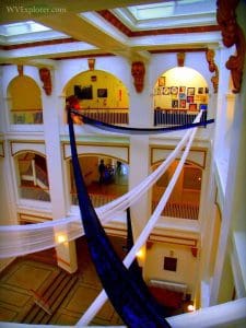 Atrium in Municipal Building of Bluefield, Bluefield, WV, Mercer County, Bluestone Region