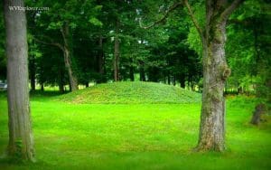Prehistoric mound at Boaz, WV, Wood County, Mid-Ohio Valley Region
