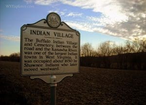 Prehistoric village at Buffalo, WV, Putnam County, Mid-Ohio Valley Region