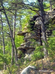 Cheeks Rocks near Mathias, WV, Lost River State Park, Hardy County, Potomac Branches Region
