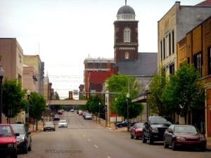 Market Street in Parkersburg, West Viginia, Wood County, Mid-Ohio Valley Region
