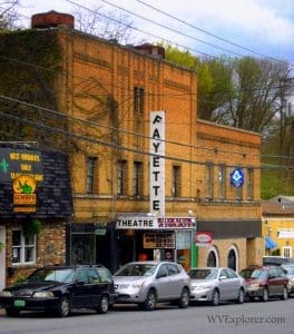 Historical theater at Fayetteville, WV, Fayette County, New River Gorge Region