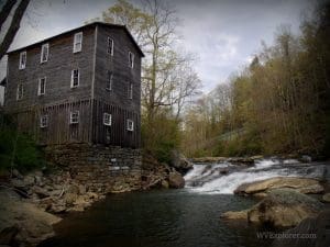 Fidler's Mill on Little Kanawha River near Kanawha Head, WV, Upshur County, Monongahela Region