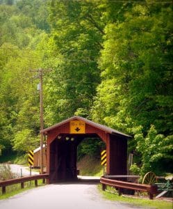 Covered bridge at Hundred, WV, Wetzel County, Northern Panhandle Region