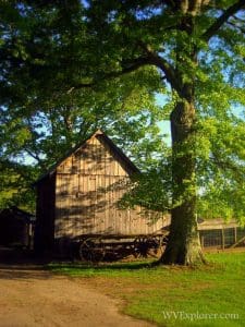 Barn at Jackson's Mill near Weston, WV, Lewis County, Monongahela Valley Region