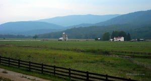 Farm in the valley of the Lost River, Hardy County, Potomac Branches Region