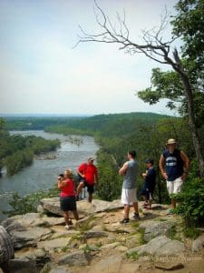 Potomac from Maryland Heights near Harpers Ferry, WV, Harpers Ferry National Historical Park, Eastern Panhandle Region