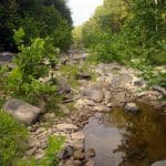 End of the Lost River near Wardensville, WV, Hardy County, Potomac Branches Region