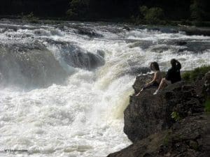 Torrent at Sandstone Falls near Hinton, WV, Raleigh County, New River Gorge Region