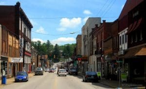 Pike Street in Shinnston, WV, Harrison County, Monongahela Valley Region