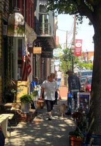 Shoppers at Shepherdstown, WV, Jefferson County, Eastern Panhandle Region
