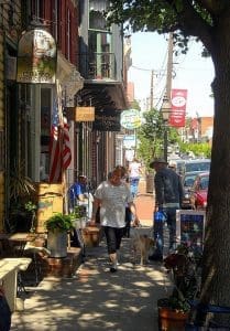 Shoppers at Shepherdstown, WV, Jefferson County, Eastern Panhandle Region