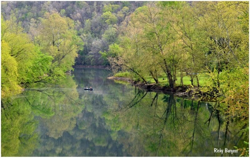 Elk River at Queens Shoals, WV, Clay County, Heartland Region