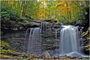 Middle Falls of Hills Creek, Pocahontas County, Allegheny Highlands Region