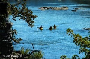 Paddlers on Shenandoah River, Eastern Panhandle Region