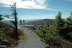 Photographers on Whispering Spruce Trail, Monongahela National Forest, Allegheny Highlands Region