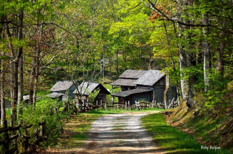 Restored pioneer farm at Twin Falls Resort State Park, Wyoming County, Hatfield & McCoy Region