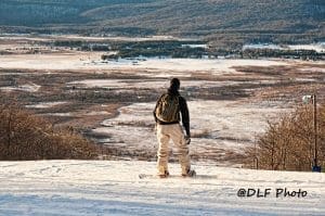 Snowboarder at Timberline, Canaan Valley, Tucker County, Allegheny Highlands Region