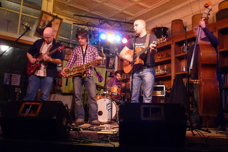 The Justin Trawick Group at the Purple Fiddle Justin Trawick Group At Purple Fiddle in West Virginia