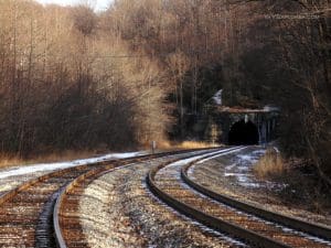 West end of Kingwood Tunnel, Tunnelton, West Virginia, Preston County, Monongahela Valley Region
