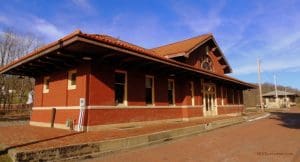 Tunnelton Depot at Albright, WV, Preston County, Monongahela Valley Region