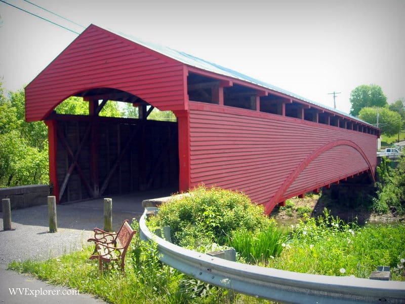 Barrackville Covered Bridge, Barrackville, Marion County, Monongahela Valley Region.