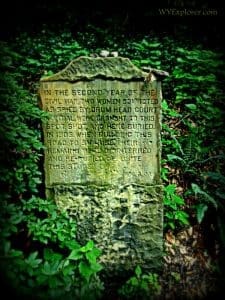 Spy monument on Carriage Trail, Charleston, West Virginia