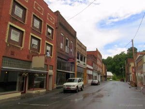 Barger Street in Matoaka, West Virginia, Mercer County, Bluestone Region