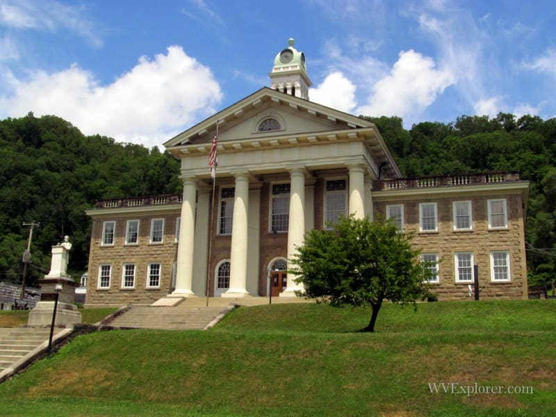 Courthouse in Wyoming County Wyoming County Court House, Pineville, West Virginia, Hatfield & McCoy Region