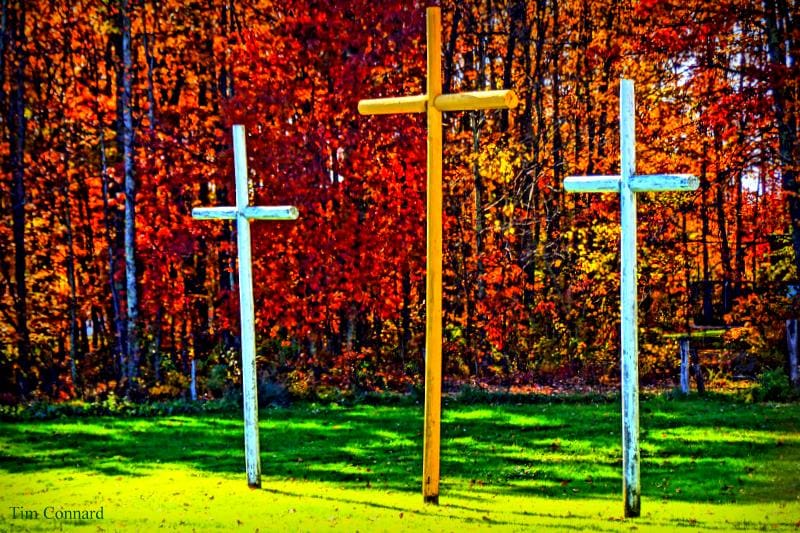 Crosses near Affinity, WV Crosses near Affinity, West Virginia