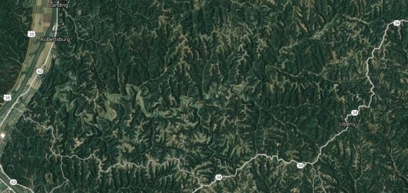 Detail of Eighteenmile Creek Watershed