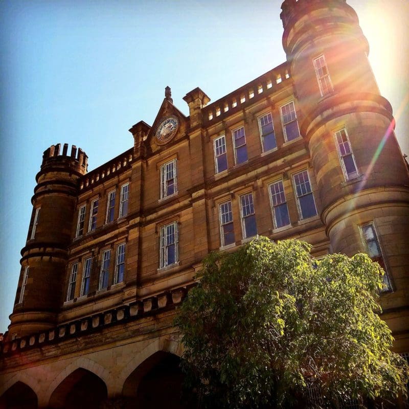 Entrance to former W.Va. Penitentiary