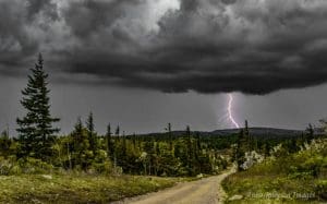 Lightning on Dolly Sods. Photo courtesy Anne Johnson