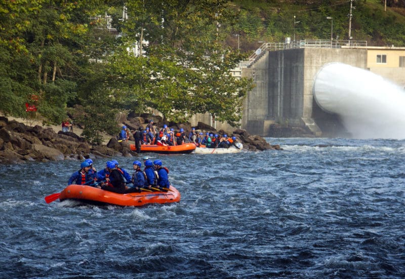 AOTG Rafters Launch On Gauley River in West Virginia