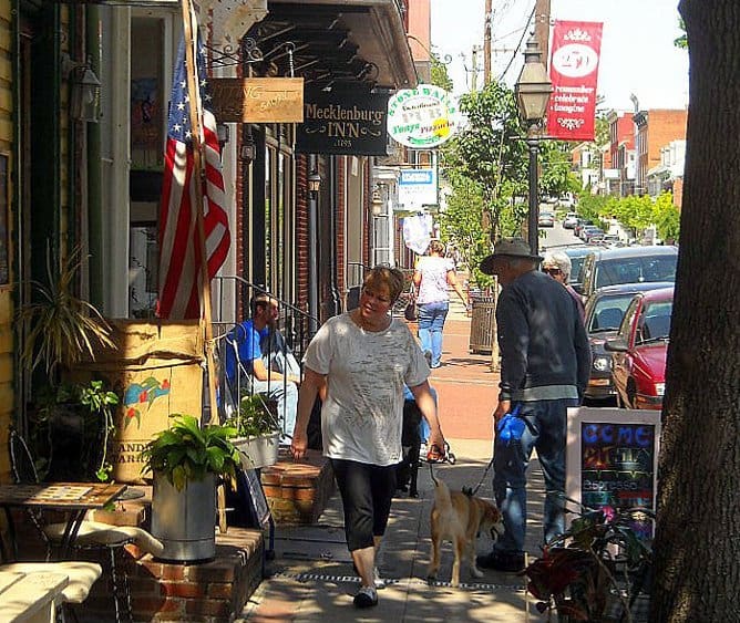 Shopping At Shepherdstown in West Virginia