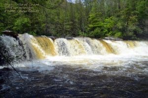The High Falls of the Cheat drop along the Shaver's Fork of the Cheat.