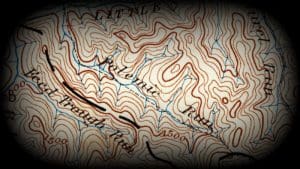 A highlight from an 1893 map shows Polemic Run.