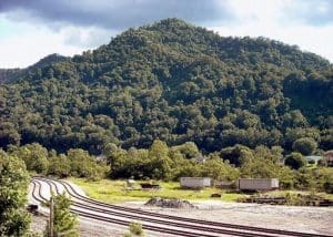 Armstrong Mountain is the legendary site of the Mount Carbon Stone Walls.