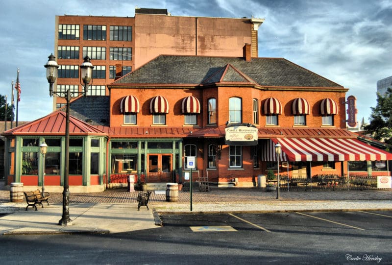 Heritage Station at Huntington, West Virginia, includes houses the region's chief visitor center as well as a gift shop and restaurant.