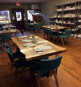 An artist-ready studio awaits creators at Mountain Creative in Fairmont, West Virginia (WV).