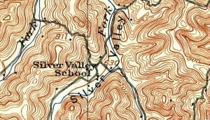 Silver Valley appears on a 1926 topographic map of Jackson County, West Virginia.