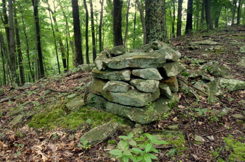 Cairn on a West Virginia ridge Cairn on a West Virginia ridge. Photo courtesy Charity Moore.