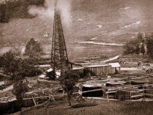 Copley Farm Oil Well in West Virginia
