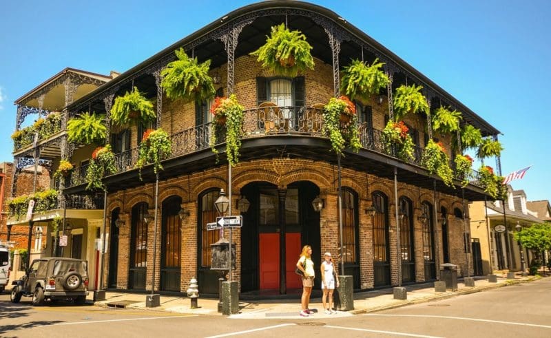 Tourists explore New Orleans, Louisiana Tourists explore New Orleans, Louisiana, a famous U.S. melting-pot city.