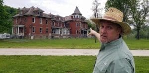 As bad as it looks, it's not that bad, says David Sibray, also a real estate agent who specializes in the sale of historic West Virginia properties.
