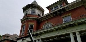 Neglect of gutters and downspouts have caused the greatest damage to the landmark.