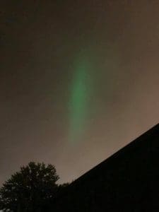 Photographer Matthew Christian submitted this photo of an aurora over Huntington, West Virginia, captured at 2 a.m., August 31, 2019.