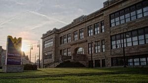 Morning dawns on the West Virginia University Tech Campus in Beckley, West Virginia